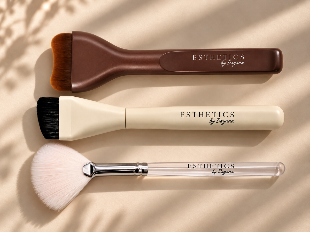Petal facial brush set of 2