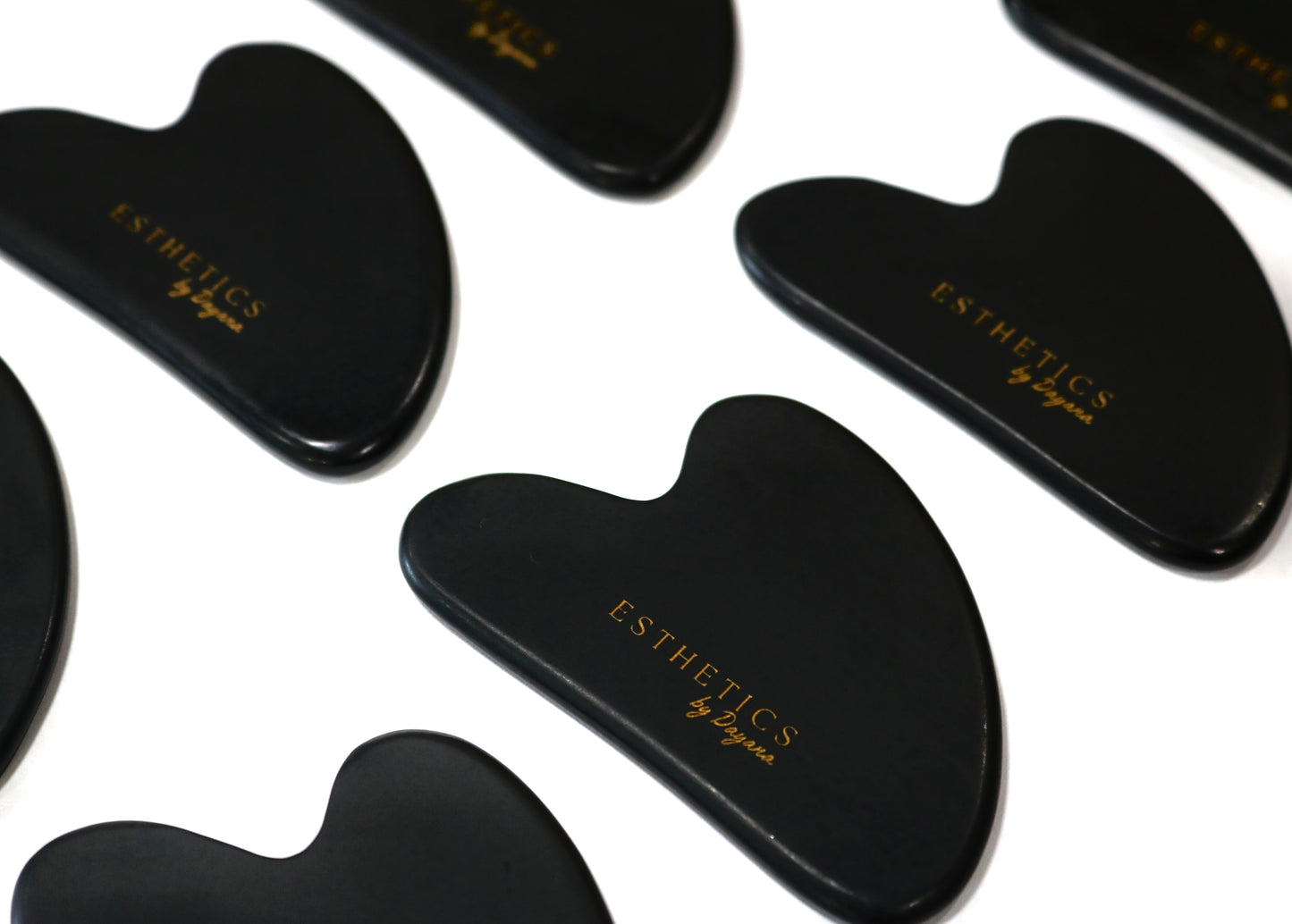 Shadow black obsidian Gua-Sha 1