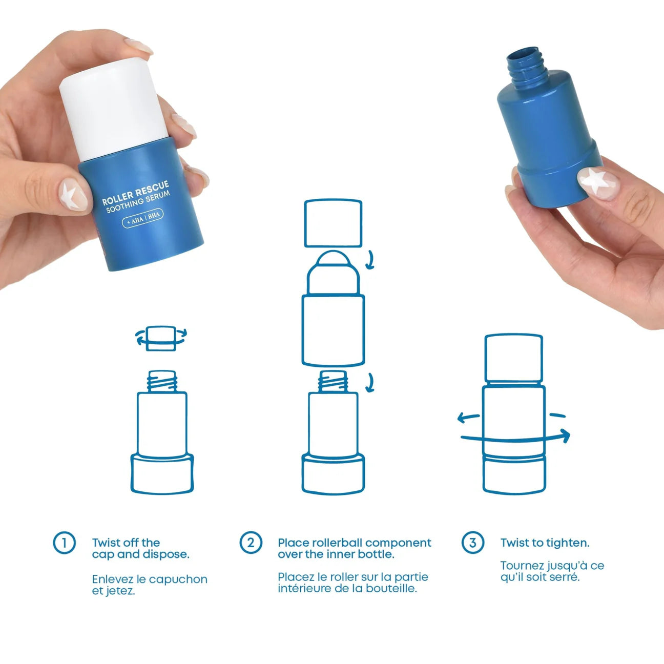 Roller rescue soothing serum