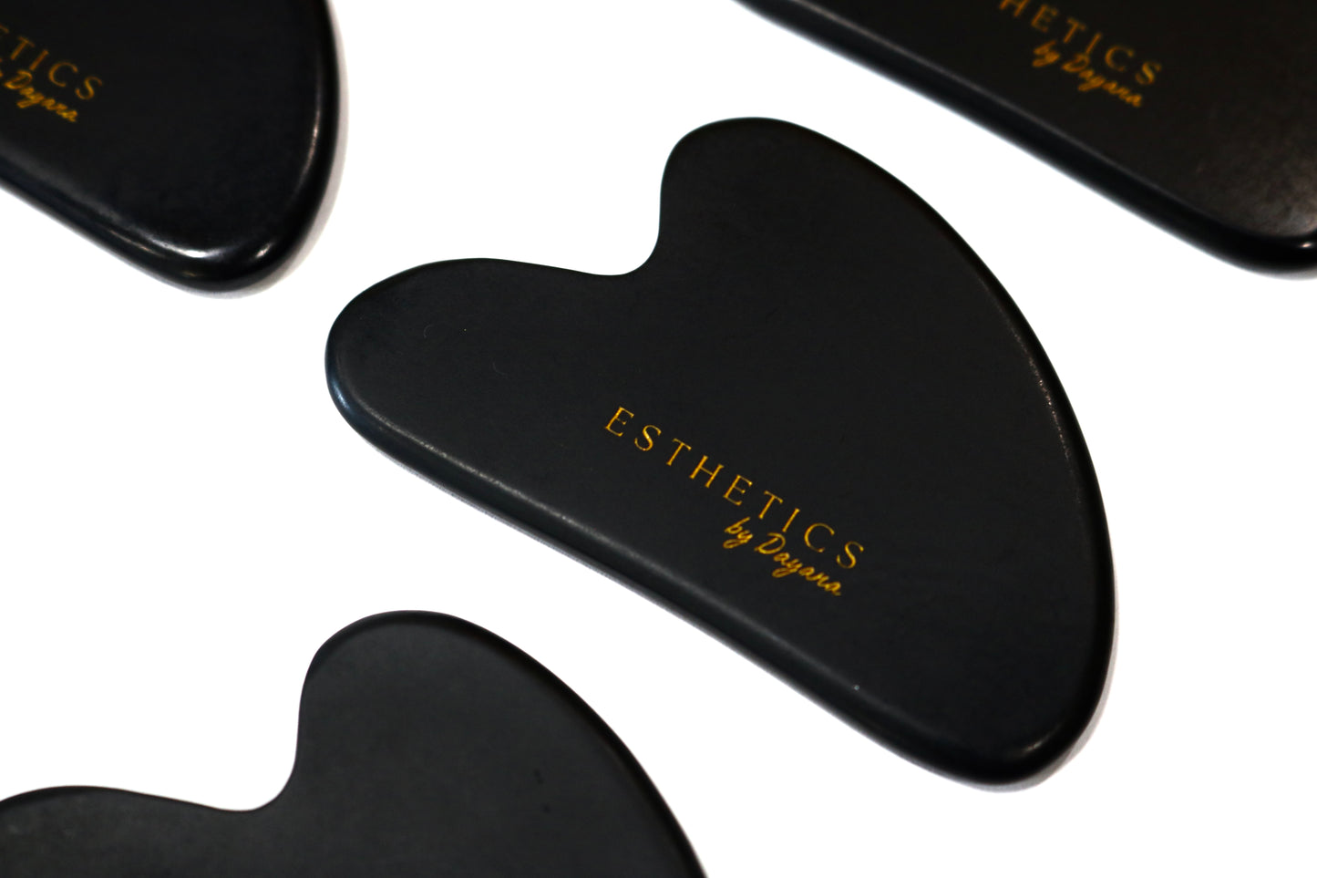 Shadow black obsidian Gua-Sha 1
