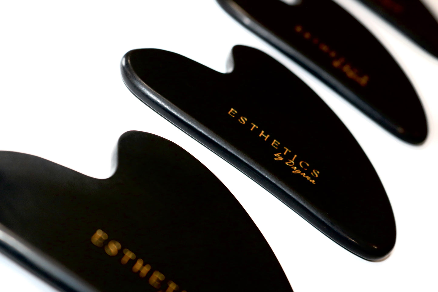 Shadow black obsidian Gua-Sha 1