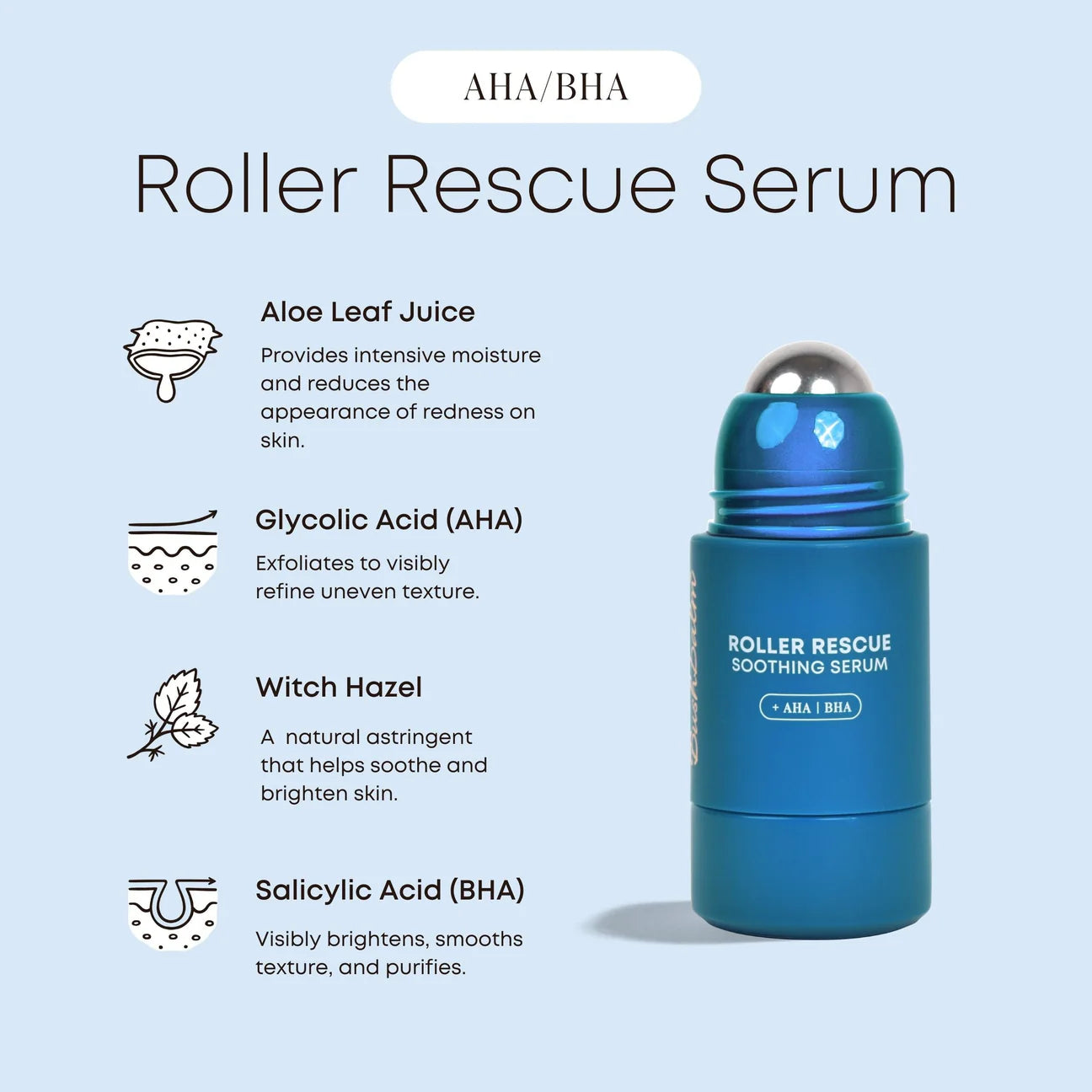 Roller rescue soothing serum