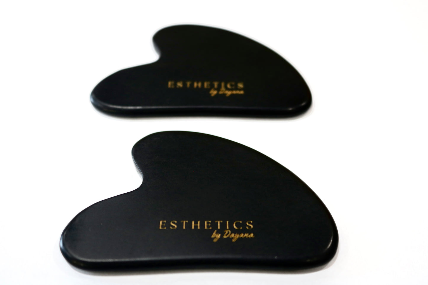 Shadow black obsidian Gua-Sha 1