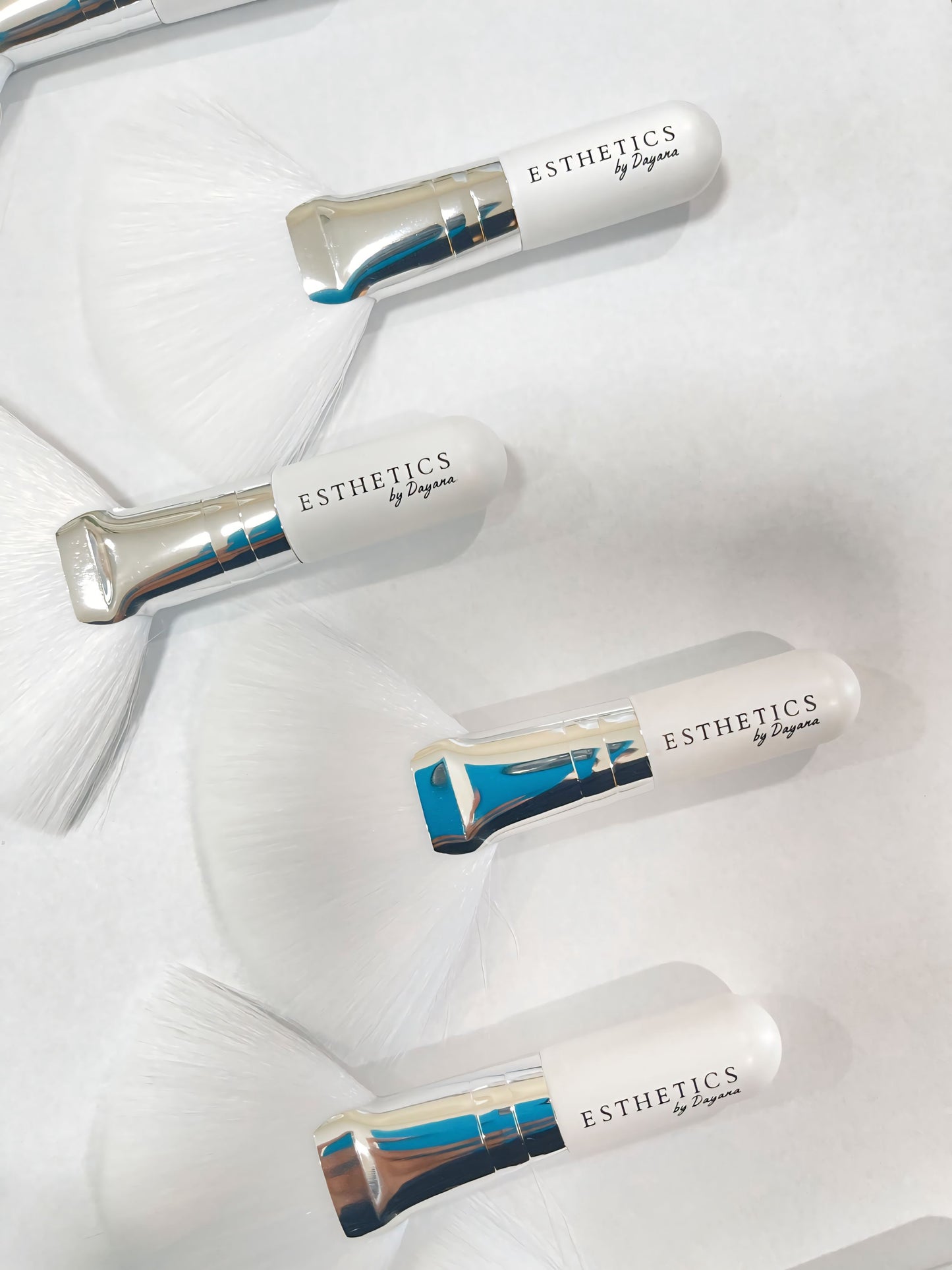 -Compact Edition Esthetician Fan Brush Set of 2