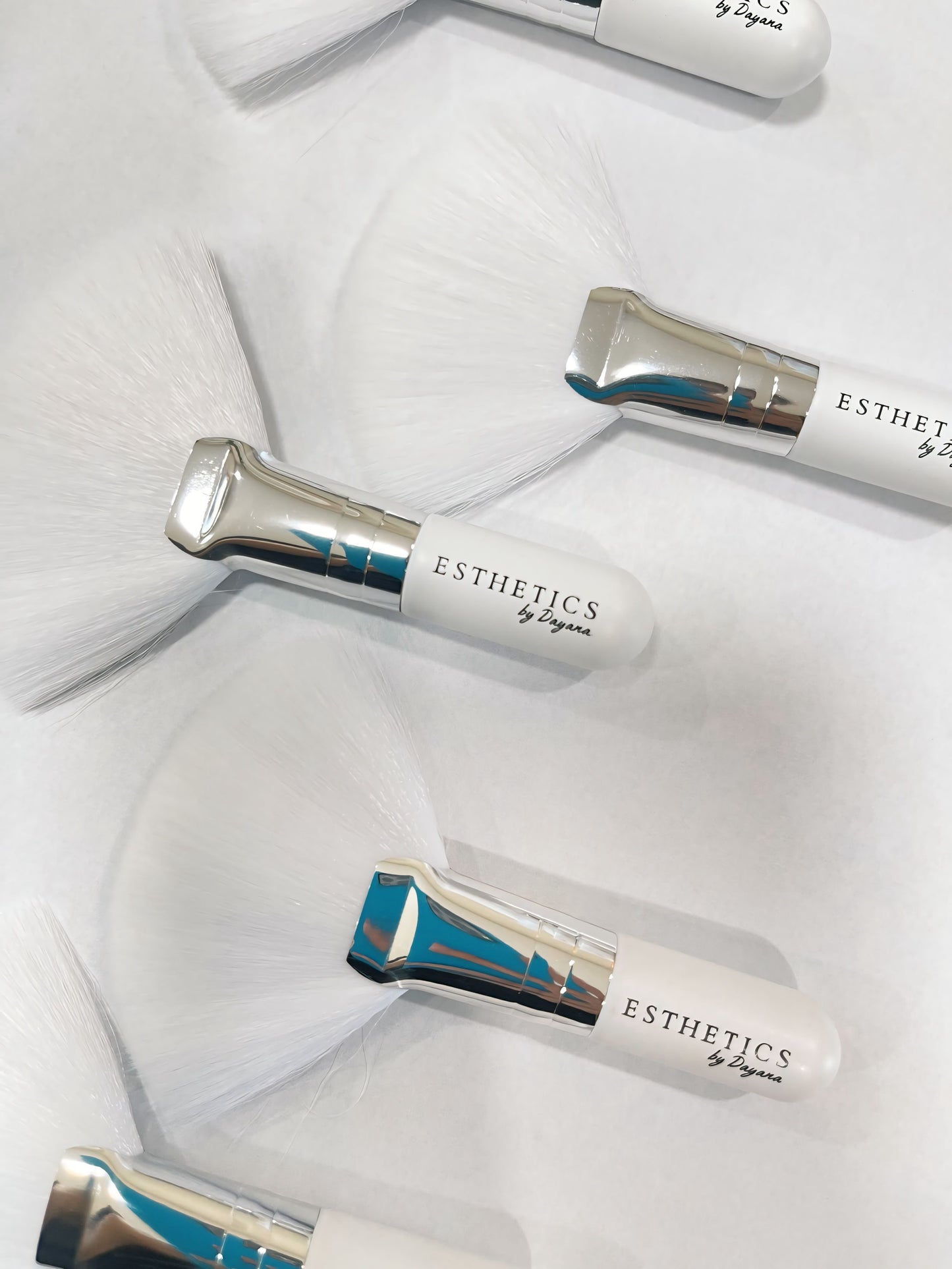 -Compact Edition Esthetician Fan Brush Set of 2