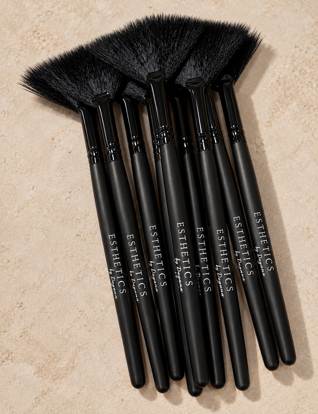 -Midnight Fan Brush Set of 2