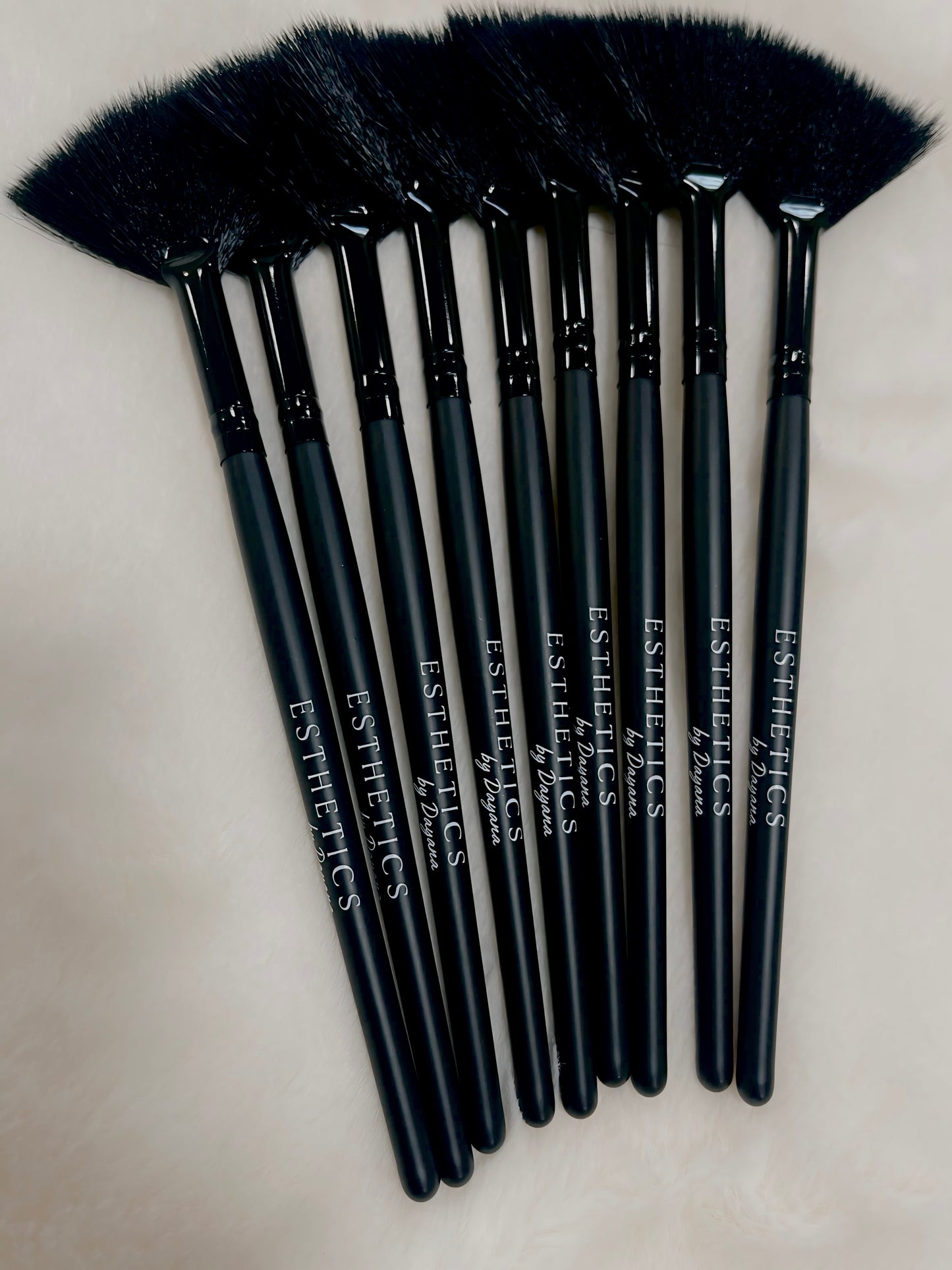 -Midnight Fan Brush Set of 2